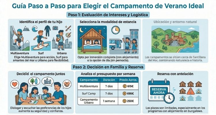 Infografia campamento de verano
